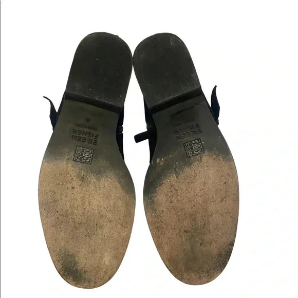 Eileen Fisher Savoy Nubuck Suede Buckle Booties - Picture 8 of 8